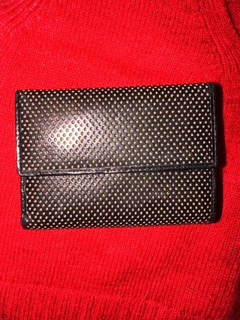 Monsac Trifold Black Wallet